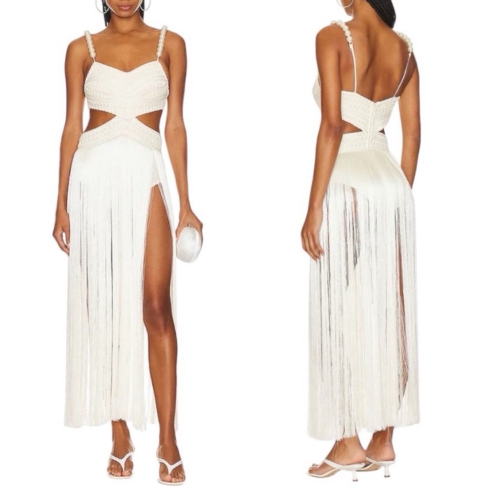 PatBO Cream Maxi Dress - Picture 3 of 16